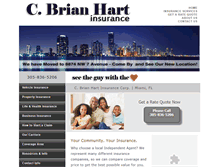 Tablet Screenshot of cbrianhart.com